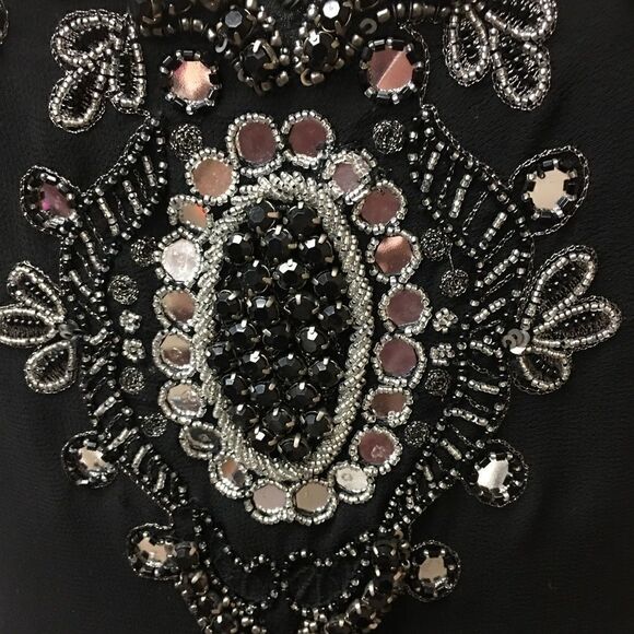 NWOT Yoana Baraschi black beaded tank - 4 - Picture 6 of 10